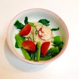 つるなとミニトマトの☆簡単ツルツルサラダ